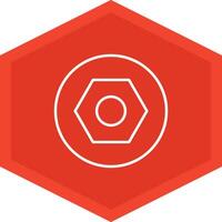 Nut Icon Design Symbol vector