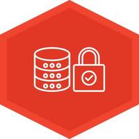 Database Icon Design Symbol vector