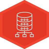 Database Icon Design Symbol vector