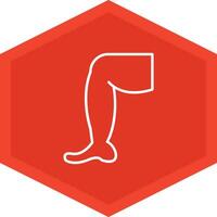 Leg Icon Design Symbol vector