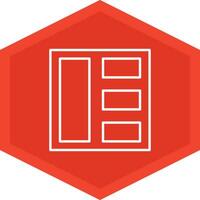 Grid Icon Design Symbol vector