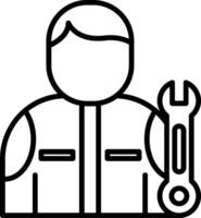 Mechanic Icon Design Symbol vector