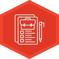 Job Description Icon Design Symbol vector