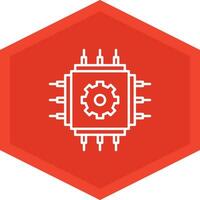 Cpu Icon Design Symbol vector