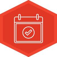 Correct Icon Design Symbol vector