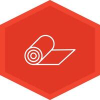 Gym Mat Icon Design Symbol vector