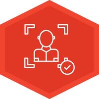 Face Scan Icon Design Symbol vector