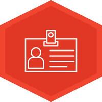 Identification Card Icon Design Symbol vector