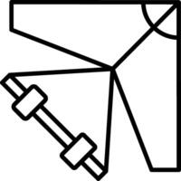 Glider Icon Design Symbol vector