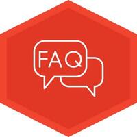 Faq Icon Design Symbol vector