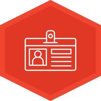 Identification Card Icon Design Symbol vector