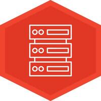 Database Icon Design Symbol vector