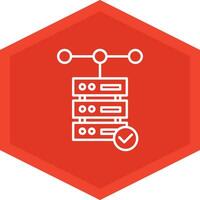 Database Icon Design Symbol vector
