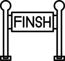 Finish Line Icon Design Symbol vector