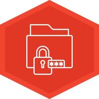 Data Encryption Icon Design Symbol vector