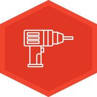 Drilling Machine Icon Design Symbol vector