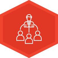 Delegate Icon Design Symbol vector