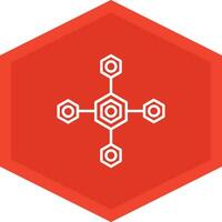 Biomolecular Icon Design Symbol vector