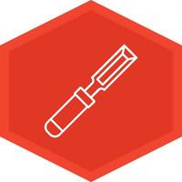 Chisel Icon Design Symbol vector