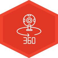 360 Camera Icon Design Symbol vector