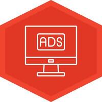 Ads Icon Design Symbol vector
