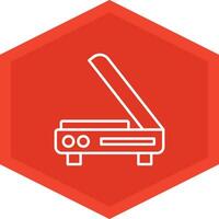 3d Scanner Icon Design Symbol vector