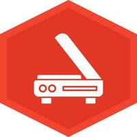 3d Scanner Icon Design Symbol vector