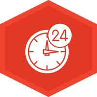 24 Hours Icon Design Symbol vector