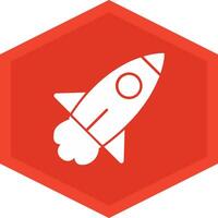 Rocket Launch Icon Design Symbol vector