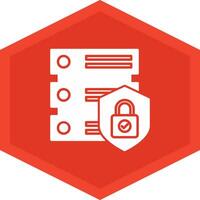 Database Icon Design Symbol vector