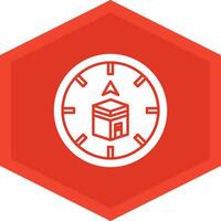 Qibla Icon Design Symbol vector