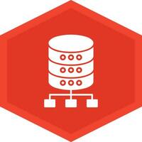 Database Icon Design Symbol vector