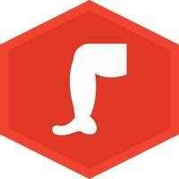 Leg Icon Design Symbol vector