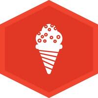 Ice Cream Cone Icon Design Symbol vector
