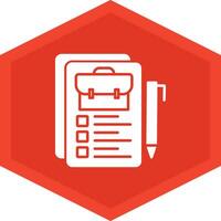 Job Description Icon Design Symbol vector
