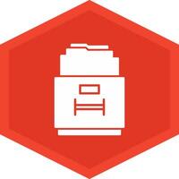 Filling Cabinet Icon Design Symbol vector