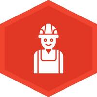 Worker Icon Design Symbol vector