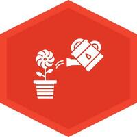 Watering Plants Icon Design Symbol vector