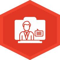 Virtual Assistant Icon Design Symbol vector