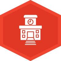Train Station Icon Design Symbol vector