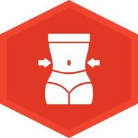 Waist Icon Design Symbol vector