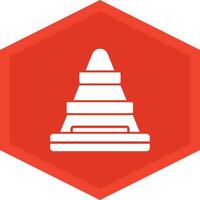 Traffic Cone Icon Design Symbol vector