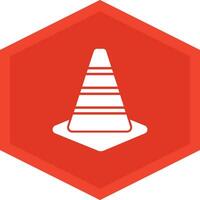 Traffic Cone Icon Design Symbol vector