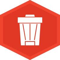 Trash Can Icon Design Symbol vector