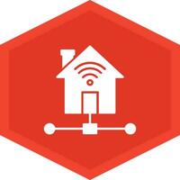 Smart Home Icon Design Symbol vector