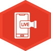 Streaming Icon Design Symbol vector