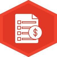Invoice Icon Design Symbol vector