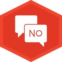 Say No Icon Design Symbol vector