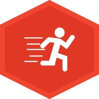 Running Icon Design Symbol vector