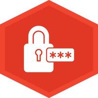 Password Icon Design Symbol vector